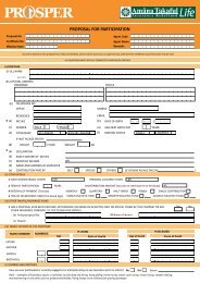 Download Proposal - AmÃ£na Takaful Insurance