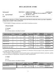 declaratie de avere si interese - Prefectura JudeÅ£ului Alba