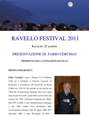 RAVELLO FESTIVAL 2011 - lostatoperfetto.it