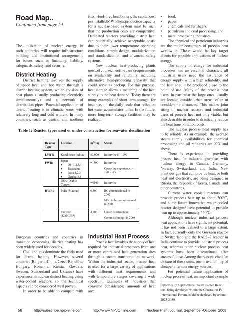 Nuclear Plant Journal - Digital Versions