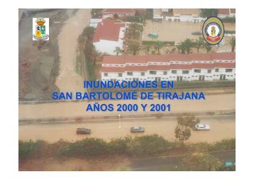 inundaciones en san bartolomé de tirajana años ... - PREMUMAC