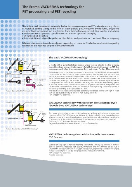 "Vacurema Recycling Extruder" .pdf file - Extrusionauxiliary.com