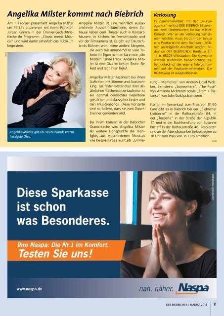 DER BIEBRICHER, Ausgabe 266, Januar 2014