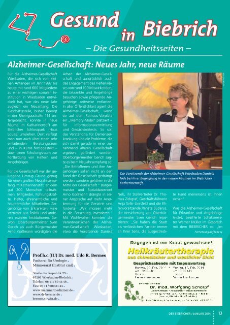 DER BIEBRICHER, Ausgabe 266, Januar 2014