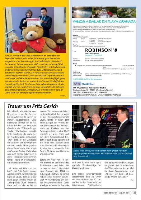 DER BIEBRICHER, Ausgabe 266, Januar 2014