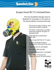 Escape Hood SR 77-2 Smoke/Chem - the SEA Group