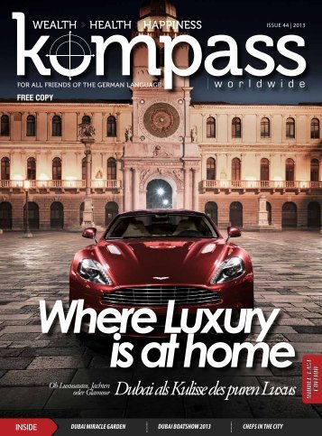 Dubai als Kulisse des puren Luxus - Kompass