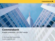 Folie 1 - Commerzbank AG