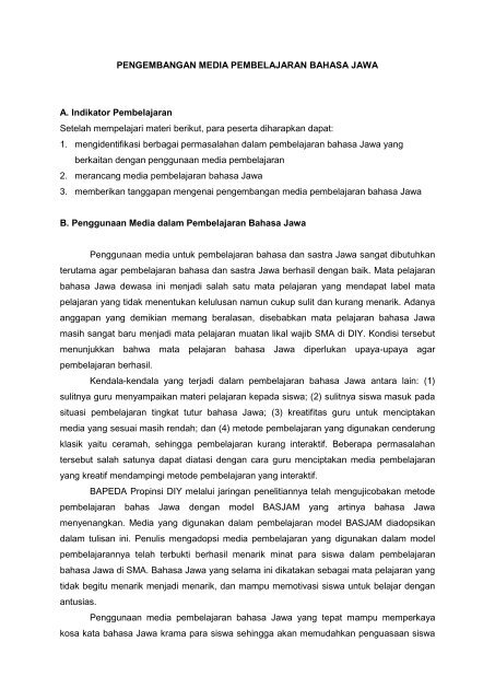 Kumpulan Contoh Contoh Pranatacara Bahasa Jawa Singkat - Kumpulan