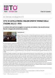 CittÃ  di Castello - TuttOggi