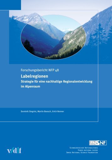 Labelregionen - vdf Hochschulverlag AG an der ETH Zürich