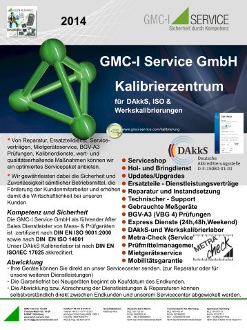 DAkkS-Kalibrierzentrum - gmci-service.com