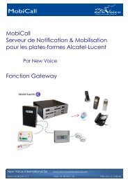 MobiCall Gateway - New Voice International AG