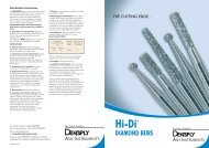 Hi-DiÂ® Diamond Burs - Dentsply