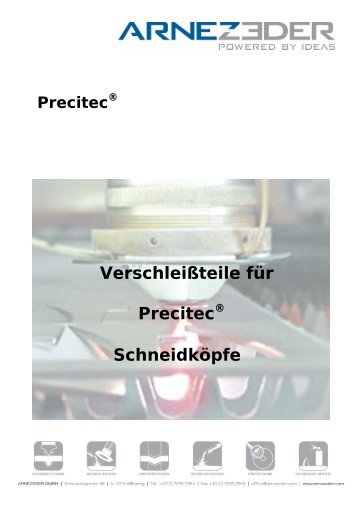 Verschleißteile für Precitec® Schneidköpfe - ARNEZEDER