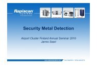 RAPISCAN Airport Cluster Annual Seminar Security Metal Detection