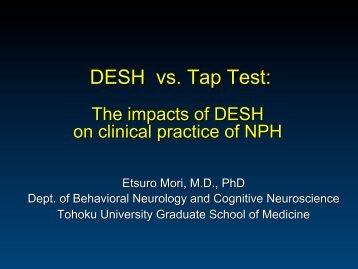DESH vs. Tap Test:
