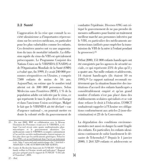 Télécharger l'article complet - World Organisation Against Torture