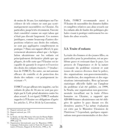 Télécharger l'article complet - World Organisation Against Torture