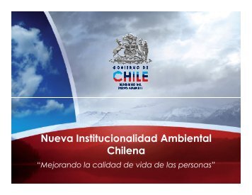 Nueva Institucionalidad Ambiental Chilena - Siss