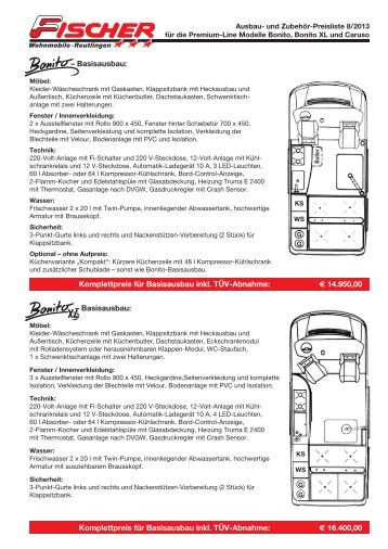 Camper Cube auf VW T5 Basic-Line - Fischer Wohnmobile ...