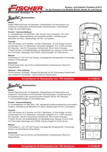 PDF-Download - Fischer Wohnmobile Reutlingen