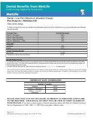 Dental â Low Plan (Maximum Allowable Charge ... - Midlothian ISD