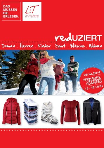 L+T REDUZIERT  .  WSV-PROSPEKT 12.2014/01.2015