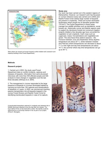 Conflict resolution and leopard (Panthera pardus) conservation in a ...