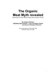 The Organic Meat Myth revealed