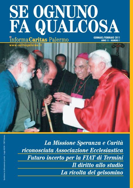 Impaginato Gennaio-Febbraio 11 - Caritas Diocesana di Palermo