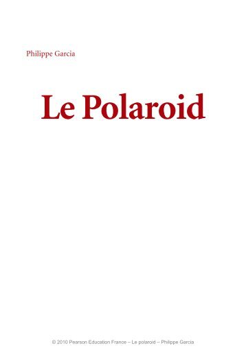 Le Polaroid - Pearson