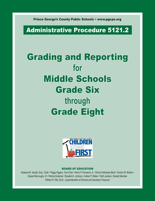 Grading - Prince George's County Public School System