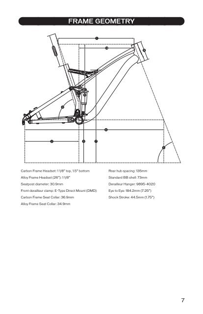 2009 AFR Fork Owner's Manual - Specialized Bicycles