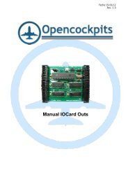 Manual IOCard Outs - Opencockpits