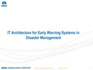 IT Architecture for Early Warning Systems in Disaster Management