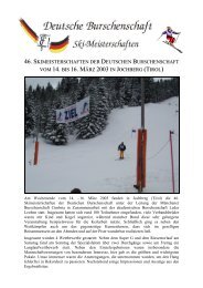 Skimeisterschaften der Deutschen Burschenschaft