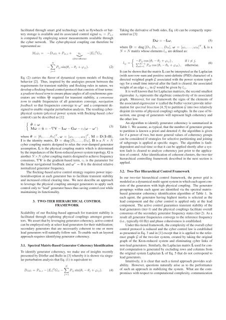 On the use of cyber-physical hierarchy for - IEEE Xplore