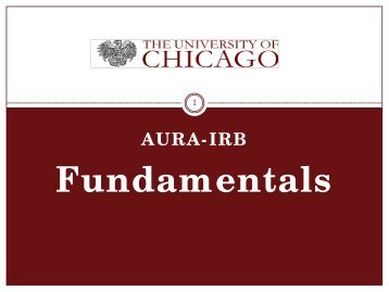 Slide Deck - AURA Project - University of Chicago