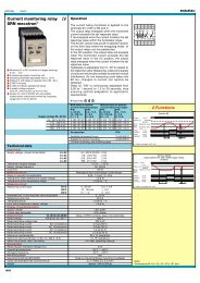 Current monitoring relay SRN mecotronÂ® 2 Functions - Entrelec