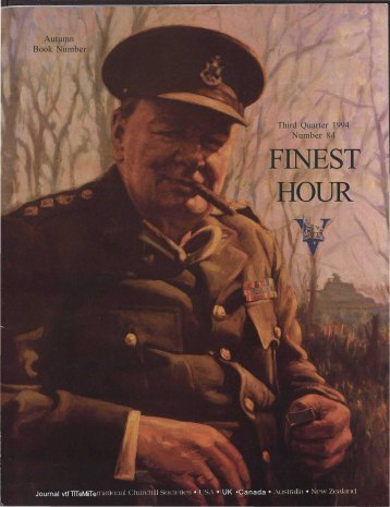 FINEST HOUR - Winston Churchill