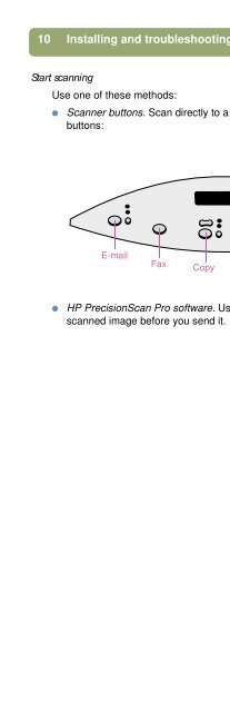 hp scanjet 7400c series scanner setup and ... - Hewlett Packard