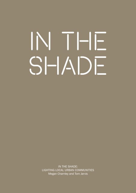 Download In The Shade PDF here (3.8MB) - Helen Hamlyn Centre ...