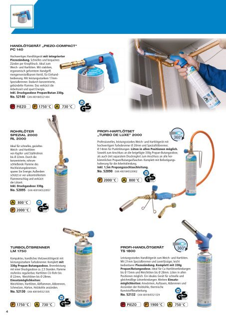 Hauptkatalog 2009/2010 - CFH Löt- und Gasgeräte GmbH