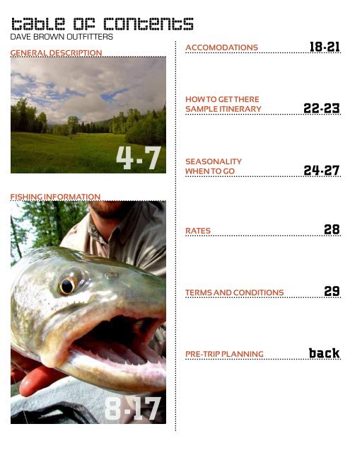 Download Our Brochure - Tailwaters Fly Fishing Co.