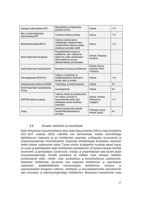 Strategia-analyysi - Keski-Pohjanmaan liitto