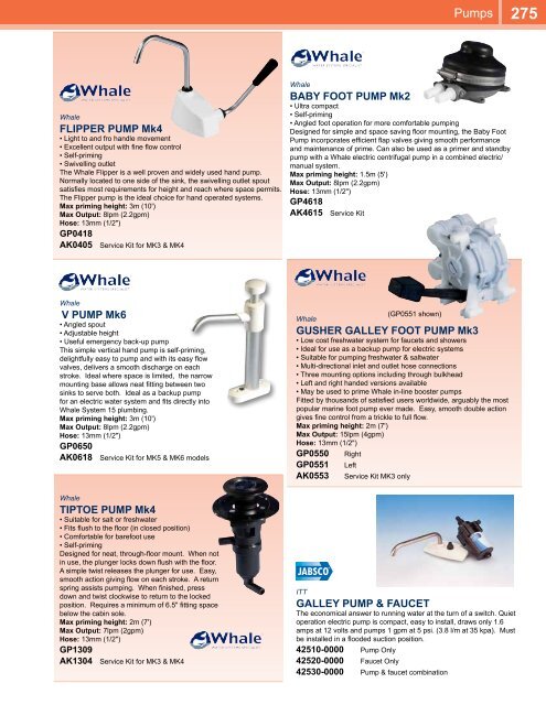 Pumps Paynes Marine Group