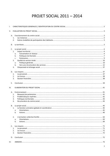 Nangis Lude 2011-2014 - FÃ©dÃ©ration des centres sociaux de Seine ...