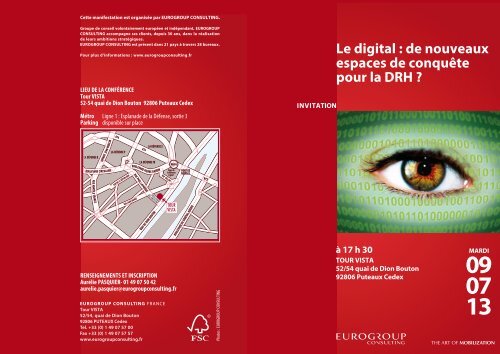 Le digital - Eurogroup Consulting