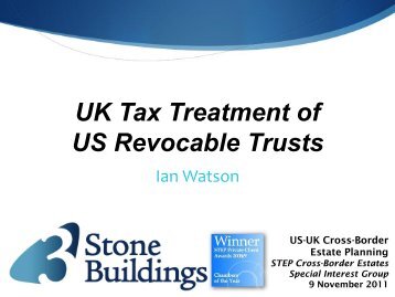 1. Typical US revocable trusts